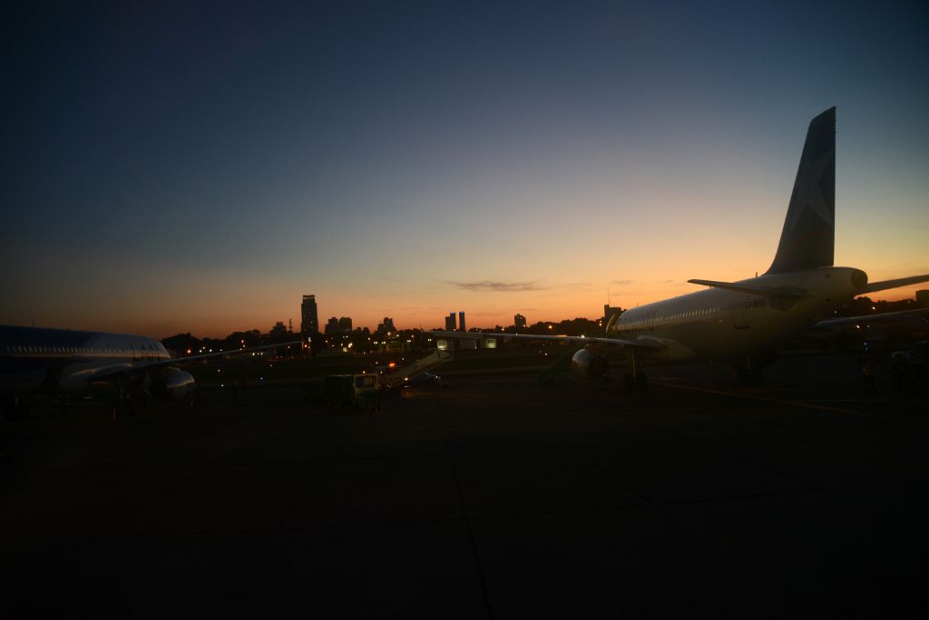 05 Boarding Our Flight Just After Sunset Aeroparque Internacional Jorge Newbery Airport Buenos Aires